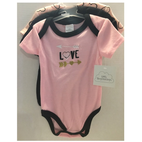 3/$20 💞3 piece Onesie Set - Picture 2 of 3